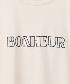UNFILO BEAUTY FORM ロゴ刺繍フレンチスリーブTシャツ