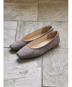 AMERICAN HOLIC 【整履き】スクエアトゥスェードフラットシューズ