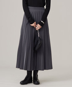 ICB L 【CLASSY.1月号掲載・洗える】ラミネートプリーツ スカート