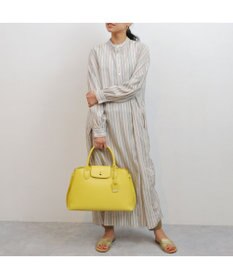 UNBILLION perche ゴートユーティリティヒネリかぶせA4トート