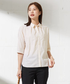 洗える】BEZ空羽ストライプ 前開き シャツカラー ブラウス / J.PRESS LADIES | ファッション通販  【公式通販】オンワード・クローゼット