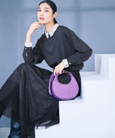 組曲 【加藤ローサさん着用】キャットショルダー バッグ