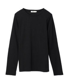 earth music&ecology チェーンリブクルーネックプルオーバー