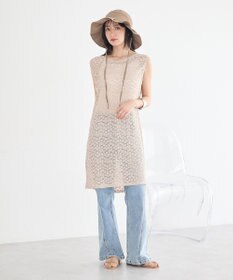 earth music&ecology 【2WAY】レースギャザーワンピース