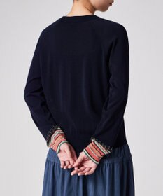 Paul Smith デザイン ステッチ Vネック カーディガン