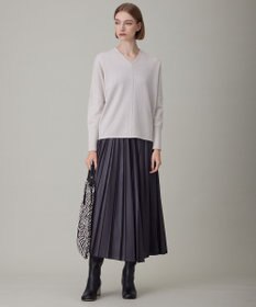 ICB 【洗える】ソフトウールハイゲージ Vネックプルオーバー