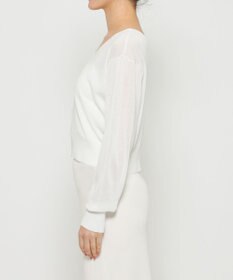 uncrave シアーニット 2WAYカーディガン