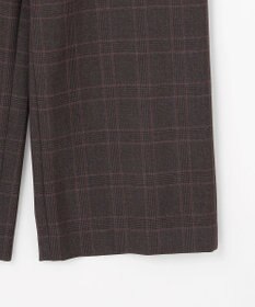 J.PRESS LADIES L アルガンシルク チェック クロップド パンツ