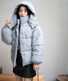 WEGO 【フード取り外し可能】2WAYパテッドジャケット