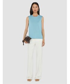 JOSEPH 【洗える】コットンシルク　ジャージータンクトップ