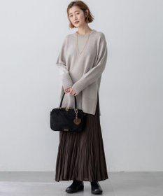 23区 【WEB&一部店舗限定】スエード ボストン バッグ