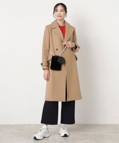 MOONBAT 【ファーバッグ 】パールショルダー スマホバッグ ポシェット フェイクファー