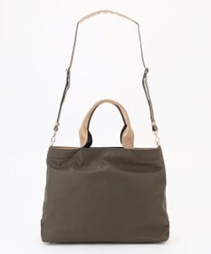 LA BAGAGERIE ツイルナイロン×エナメル 2WAYトートバッグ Mサイズ