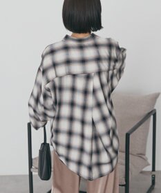 AMERICAN HOLIC 【イージーケア】　チェックバックタックシャツ