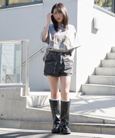 WEGO ヴィンテージウォッシュグラフィックBIGT