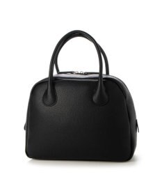 UNBILLION cachecache 丸根革ラウンドボストン