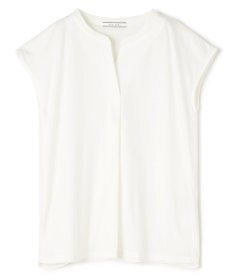 BEIGE， 【WEB限定・洗える】MELISSA / バックシフォンスキッパー半袖トップス