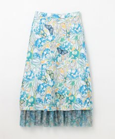 GRACE CONTINENTAL フラワーガーデンプリントスカート
