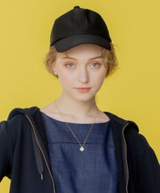 TOCCA 【紫外線90%カット・吸水速乾・抗菌防臭・接触冷感・洗える・サイズ調整可・ブローチ付け外し可】PEARL BROOCH CAP キャップ