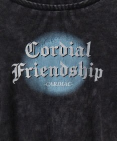 WEGO ヴィンテージウォッシュレースアップロンT