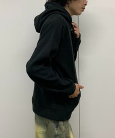 WEGO 【ユニセックス着用ITEM】ワッフルフリースOP刺繍プルパーカー