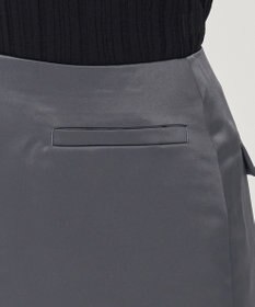 uncrave ラスターサテン スカート（uncrave WHITE）