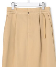 ICB L 【WEB＆一部店舗限定・撥水加工・洗える】C0SoftTwiLL ロングスカート