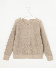 自由区 リネンミドルゲージプルオーバー ニット