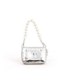 UNBILLION VERYコラボ ペルケ perche / 牛革パールハンドルジャバラウォレット