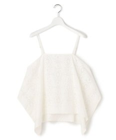 23区 【先行予約】ラッセルオーナメントレース キャミソール ブラウス