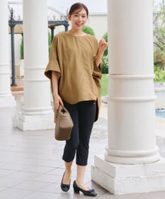 Tiaclasse 【洗える】ワイドスリーブドルマンブラウス