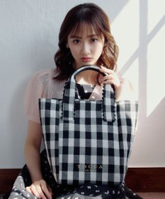 TOCCA WAVES HANDLE TOTE トートバッグ【星風まどかさん着用・WEB＆一部店舗限定】