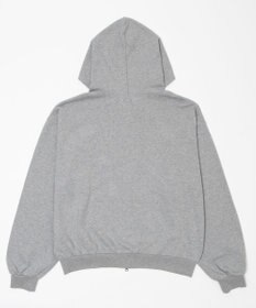 WEGO 【ユニセックス着用ITEM/SMLサイズ展開】ブリーチダメージアップリケZIPパーカー