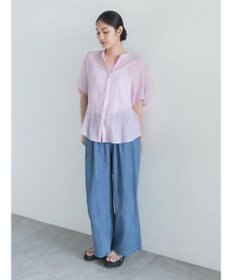 Te chichi 【7色展開】シャンブレーボイルドルマンシャツ