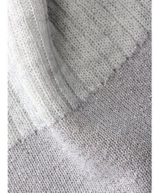 Green Parks AnriettMusee ラメ切替スリーブリブシアーニット