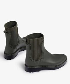 BONTRE 【UNISA/ウニサ】リブデザインレインブーツ