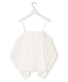 23区 【先行予約】ラッセルオーナメントレース キャミソール ブラウス