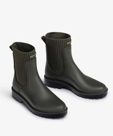 BONTRE 【UNISA/ウニサ】リブデザインレインブーツ