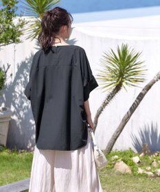 Tiaclasse 【洗える】ワイドスリーブドルマンブラウス