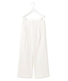 ICB 【洗える】T/Rドライギャバ  ワイドストレートパンツ