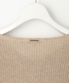 自由区 リネンミドルゲージプルオーバー ニット