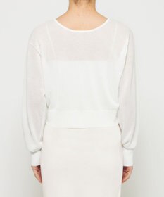 uncrave シアーニット 2WAYカーディガン