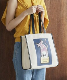 TOPKAPI 【Breath TOPKAPI】サヴィニャック × Breath TOPKAPI アート プリント オーガニックキャンバス トート バッグ