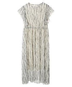 Green Parks ａ．肩フリルプリントワンピース