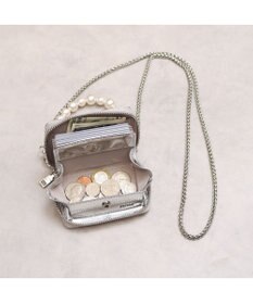 UNBILLION VERYコラボ ペルケ perche / 牛革パールハンドルジャバラウォレット