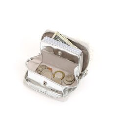 UNBILLION VERYコラボ ペルケ perche / 牛革パールハンドルジャバラウォレット