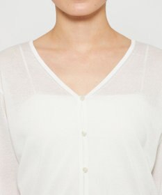 uncrave シアーニット 2WAYカーディガン