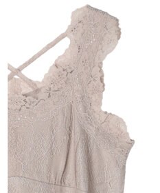 earth music&ecology 総レースキャミソール