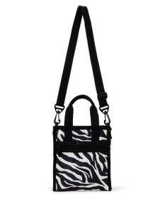 LeSportsac MINI N/S TOTE/クリームブラックゼブラ
