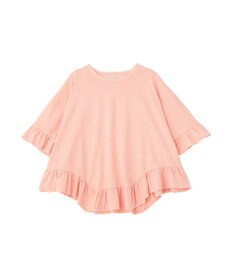 earth music&ecology ピグメントフリルTシャツ